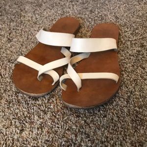 Missimo Supply Co. Sandals with White Straps